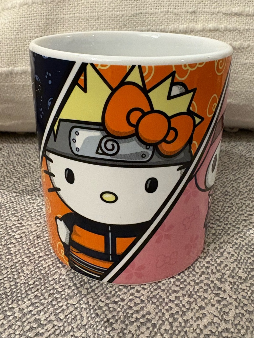 Bioworld Naruto X Hello Kitty Mug